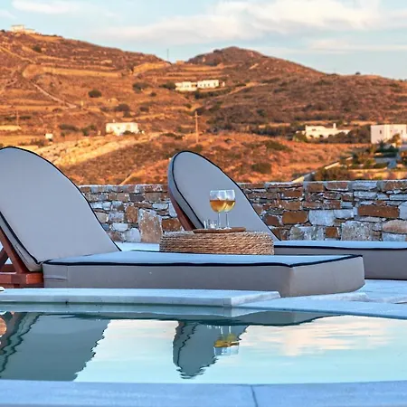 Villa Syros Grace Eco-villa With Jacuzzi & Stuning Views Posidhonía