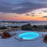 ヴィラ Syros Grace Eco-villa With Jacuzzi & Stuning Views Posidhonía