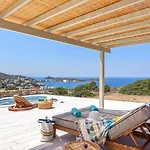 ヴィラ Syros Grace Eco-villa With Jacuzzi & Stuning Views Posidhonía