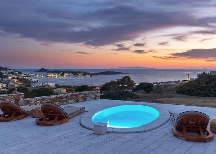 Villa Syros Grace Eco-villa With Jacuzzi & Stuning Views Posidhonía