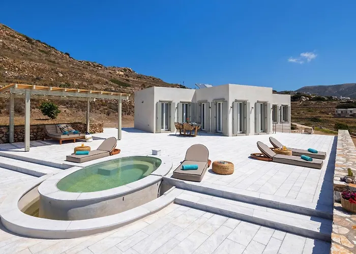 Villa Syros Grace Eco-villa With Jacuzzi & Stuning Views *