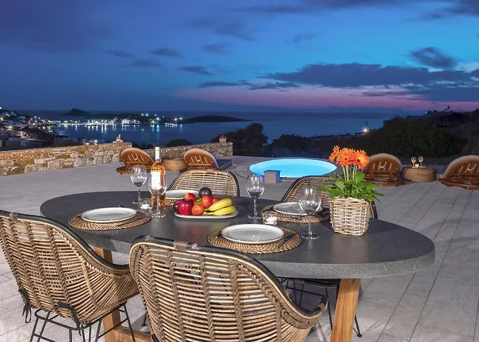 Syros Grace Eco-villa With Jacuzzi & Stuning Views * Posidhonía