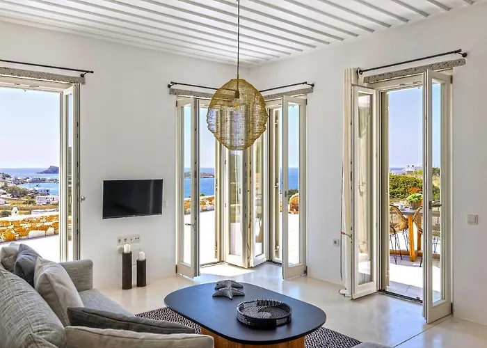 Syros Grace Eco-villa With Jacuzzi & Stuning Views * Posidhonía
